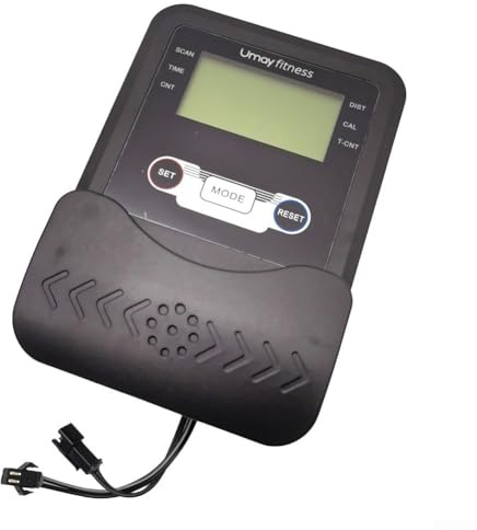 Honseadek Dual Line Pulsmesser für Ellipsentrainer, Rudergeräte und Heimtrainer mit Pulssensor und kompaktem Design