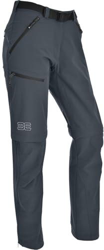 Maul Oakville Ultra T-Zip-Off Damen Outdoor Hose | wandelbar zur Shorts, elastische, atmungsaktive und wasserabweisende Trekkinghose für Wandern und Outdoor.