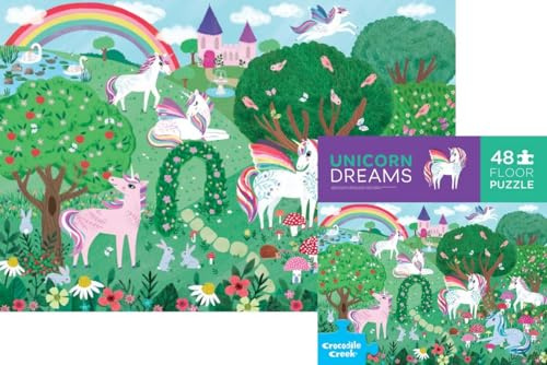 Crocodile Creek Maxi Puzzle Einhornträume - 48 Teile - Puzzle