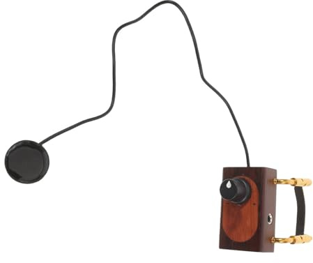 SILENRADAWN Tragbarer Cello Tonabnehmer und Metall für Banjo und Ukulele mit Kabelloser Installation für Touring und Unterricht