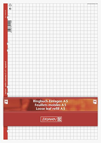 Maxi Spapack Brunnen 1066332 Ringbucheinlagen | A5, kariert | 1.000 Blatt | 70g/m² (10)