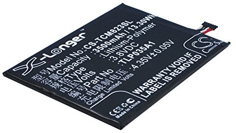 CS-TCM823SL Akku 3500mAh Kompatibel mit [Alcatel] 7070X, N1 Max, OT-7070X, Pop 4 6, für [TCL] M823, N1 Max Ersetzt TLP035A1, TLP035AJ