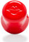 Lippenpumpe Manuelle Lippenvergrößerung - Rot Größe L ca. 4 x 4 x 3 cm - Runde Vakuum Pumpe für Volle Lippen