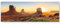 Paul Sinus Art Leinwandbilder | Bilder Leinwand 120x40cm Weite Wüste den USA