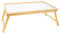 HERSIG - Bandejas para Servir Comida - Mesa para Cama - Bandeja Madera 50x30x21 CM - Bandeja Cama Resistente - Mesa Comer Sofa - Mesas Auxiliares Plegables - Bandejas Auxiliares