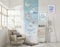Komar Disney Vlies Fototapete Winnie Pooh Piglet and Stars | Größe: 100 x 280 cm (Breite x Höhe), Bahnbreite 50 cm | Tapete, Wandbild, Dekoration, Wandbelag, Kinderzimmer, | DX2-082, blau, weiß