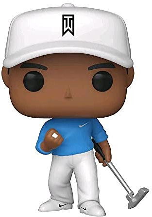 Funko POP! Golf: Tiger Woods - (Blue Shirt) - Vinyl-Sammelfigur - Geschenkidee - Offizielle Handelswaren - Spielzeug Für Kinder Und Erwachsene - Sports Fans - Modellfigur Für Sammler Und Display