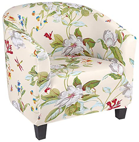 NIBESSER Sesselschoner Sesselüberwurf Sesselhusse Sesselbezug Jacquard Elastisch Stretch Husse für Cafe Stuhl Sessel