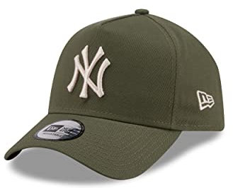 New Era New York Yankees Olive MLB League Essential 9Forty E-Frame Snapback Cap - One-Size