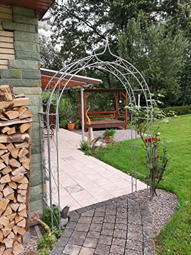 GardenAndPools Rosenbögen Holland Lilie Spitze Pergola Rozenboog Arco da Giardino (260, Schwarz)