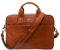 Pride and Soul 47608 - Laptoptasche Surprise, Notebooktasche für 12 Laptops, Umhängetasche aus Echt Leder, Tasche für Büro und Freizeit, Schultertasche ca. 30 x 38 x 6,5 cm, Cognac