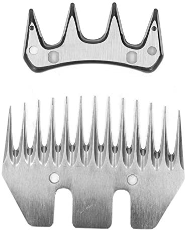 Yuecoom Schafschermesser, Schafschere Klingen Schafschere Schafschermesser Elektrische Schafschere Gerade 13-Zahn-Schnittmesser Wollkamm-Schneidklinge Für Rasieren Von Fellwolle Bei Schafen, Ziegen