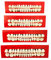 VIKSAUN 4 Pezzi Kit di riparazione dentale temporanea Denti Finti in Resina Acrilica per fissaggio mancante per Anime Halloween Puntelli Cosplay Natale Decorazioni in Maschera (4 Pezzi)