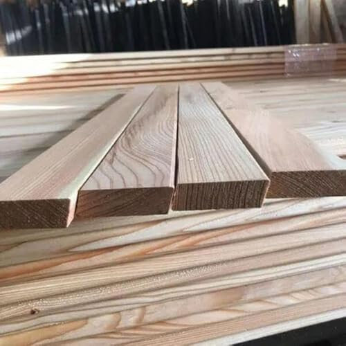 Rhombusleisten Sichtschutz Fassadenverkleidung Lärche 20x68 mm 1m TOP 14 Stück