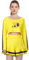 LIKUNGOU Buffy Summers Cheerleader Kostüm Damen Cheerleading Uniform Oberteil Rüschen Shorts Cosplay Outfit (XXL)