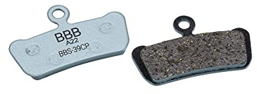 BBB Cycling Scheibenbremsbeläge für Avid-SRAM CoolFin Replacement Pads Hohe Bremsleistung Organischen Zusammensetzung Einfache Installation DiscStop 1 Paar (2 Stück) BBS-39CP