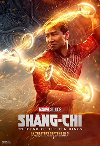 Shang Chi and the Legend of the Ten Rings 9 Poster A4 - Filmkunstposter in verschiedenen Größen für Wohn- oder Schlafzimmerideen. Randlose Kultfilmbilder, klassische ikonische 70er, 80er, 90er Jahre,