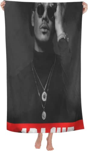 IMFLY Apahe 207 Mikrofaser Strandtuch,Handtücher-Star Rapper Druck Wandbilde,Badehandtuch,Schnell Trocknendes Sandfest Handtuch,Badetuch Groß (D,80x160cm)