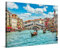 PICANOVA – Leinwandbild 30x20cm Rialtobrücke Venedig – Leinwanddruck – Wandbild Kunstdruck Auf 2cm Holz-Keilrahmen Für Schlaf- Und Wohnzimmer Wanddekoration – Bild auf Leinwand