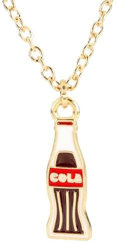 bluebubble COOL IT Cola Bottle Charm Necklace on Gift Card
