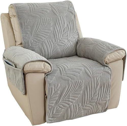 SDNAM Housses de Fauteuil inclinable, Canapé 1 Place Antidérapant pour Fauteuils Chaise Couvre Doux Protecteur Lavable à la Maison pour Maison (Color : 40@)