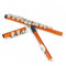 Querflöte Instrument 16-Loch-C-Tasten, Orange Flöte, Kupfernickel-vernickelter Korpus, Flöte Mit E-Taste