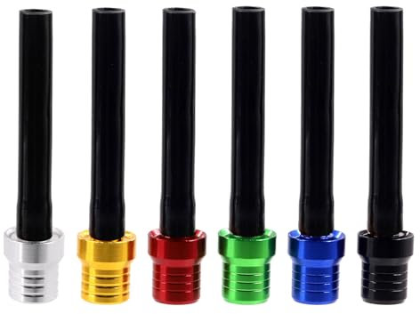 Tanstic 6Pcs Universal Tank Gas Fuel Cap Valve Vent Breather Hose Tube, Gas Fuel Tank Cap Vent Fuel Tank Vent Tube Compatible with 50cc 110cc 70cc 125cc Motorcycle XR CRF RM KX SSR Dirt Pit Bike ATV