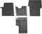 Gummi Fußmatten passend für Citroen Spacetourer/Peugeot Traveller/Toyota ProAce Verso ab 9/2016/Opel Zafira Life ab 2019 (ovale Befestigung) AZUGA AZ10091671