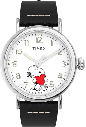Timex Herren Analog Quarz Armbanduhr Peanuts Waterbury Standard