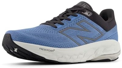 New Balance Men's Fresh Foam X 860 V14 Running Shoe, Blue Laguna/Black Cement/Grey Matter, 41.5 EU