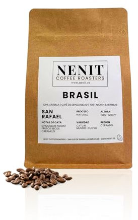 Café de Brasil molido para Prensa Francesa | 1 kg | Café de Especialidad | Recién Tostado en España | Origen Único