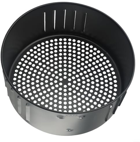 HEBEOT Cestello di Ricambio per friggitrice ad Aria Accessori per friggitrice ad Aria Cestello per frittura Cestello per Cottura per Tutti i Tipi di friggitrice ad Aria (3,5 l)