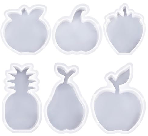 Psdndeww Obst-Silikonform, Ananas, Kerzen, handgefertigte Harzformen, Kuchen-Backformen, Heimdekorationen
