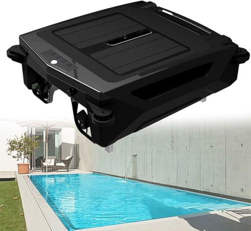 Beachtiful Robot Nettoyeur de Ppiscine, écumoire de Piscine Solaire, Robot Nettoyeur de Surface de Piscine, Batterie Solaire et Rechargeable, pour Toutes Les Piscines