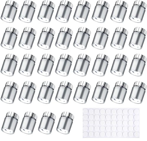 Joycabin 30 Stück Mini LED Lichter für Puppenhäuser, Mini-Lichter zum Selbermachen, Mini-Lichter zum Basteln, Miniatur Lichter für Vitrinen, Spielzeug Bausteine (Kaltes Weiß)