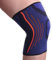 Unisex Compression Knee Sleeve Support Running Basketball Knee Pads Knee Sleeve Compression (Purple, XL)