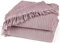 Pure Label Musselin Decke 220x240cm - Oeko-Tex zertifizierte Tagesdecke aus 100% Baumwolle | Musselin Wohn- & Kuscheldecke für Couch und Sofa in XXL | 220 x 240 cm, Farbe der Decke Mauve
