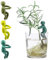 teashow 3Pcs Funny Plant Supports for Indoor Plants, Cute Plant Propagation Buddy, Plant Support for Plant Propagation Station, Plant Cutting Holder Figure for Plant Lovers, Plant Accessories Indoor