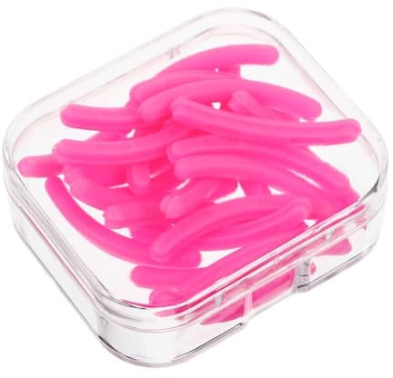 Ipetboom 1set Eyelash Curler Replacement Pads Box of Soft Silicone Refill Pads for Gentle Curling Travel-Friendly Makeup Accessory for Women and Girls