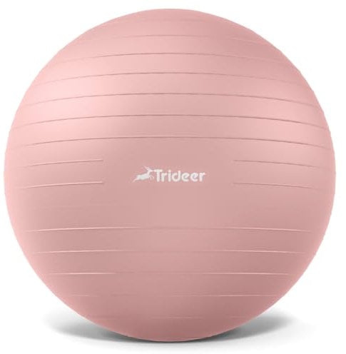 Trideer Dicker Gymnastikball, Pezziball, Anti-Burst Pilates Ball, 45-85 cm Sitzball Büro für Balance, Yoga als Fitness Kleingeräte und Balance Stuhl im Gym-Home-Büro