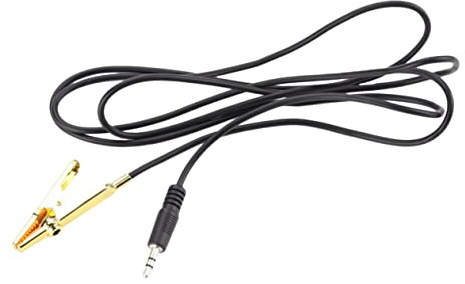 YARNOW 4.5m Guitar Tuner Clip Microphone Wind Instrument Mic for Horn Trumpet Saxophone Jack