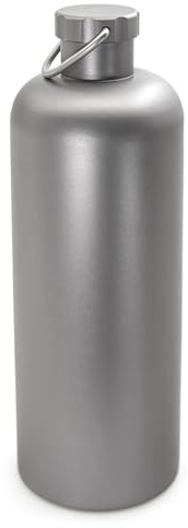 Lightweight Pure Titanium Water Bottle for Outdoor Adventures - 600ml and 800ml Options