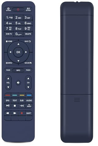 GOUYESHO Telecomando di ricambio compatibile con Tele System per decoder digitali terrestri TS UP T2 HD