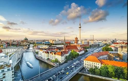 300 Teile Berliner Turm Das Puzzle Puzzle Pädagogisches Spielzeug für Erwachsene 38x26CM