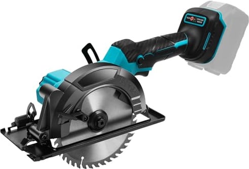 6“ Akku Handkreissäge Kompatibel mit Makita 18V Lithium-Akku, Bürstenlose Mini Kreissäge, 6800RPM Einstellbarer Schnittwinkel, Akku Handkreissäge für Holz Kunststoff Metall (ohne Akku)