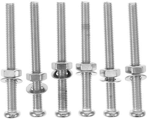 SEWACC 6 pièces Vis de Fixation Échelle Piscine Accessoires pour Escalier de Piscine sous-Marin Vis de Remplacement Robustes pour Échelons Installation Facile et Sécurisée