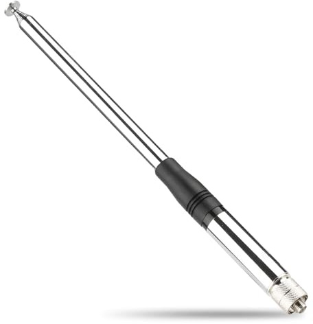 27Mhz CB Radio Telescopic Antenna SMA-Female Connector for Radtel RT-880 RT880G RT-920 BJ-7800 Handheld Radio Compatible with Quansheng UV-K5 UV-K5(8) UV-K6 TK-11(5) TK-11(8) Walkie Talkie (130cm)