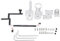 Dilwe Gimbal Reperaturset, Ersatzteile Yaw + Roll Arm + Flachbandkabel Kit + Schraube Gimbal Reparatur Kompatibel für Phantom 3
