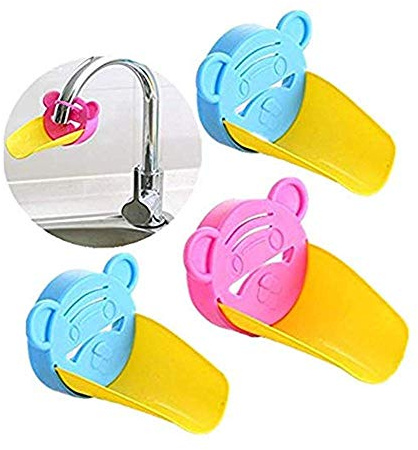Faneli Tiere Form Waschbecken Griff Extender, Super Fun Wasserhahn Extender, für Babys, Kleinkinder, Kinder und Kinder