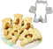 3d Ausstechform Molde Anime Cartoon Mini-Bär Edelstahl-Süßigkeit-Biskuit-Form-Kuchen-Backen-Werkzeuge Diy Fondant Schneider